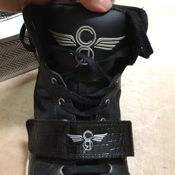 Creative Recreation High Top Sneakers Size 13 Black Leather - Picture 7 of 10